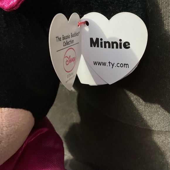 Disney Minnie Mouse Sparkle TY Buddies Beanie Baby - Picture 3 of 5